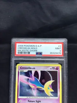Pokemon Cards: Majestic Dawn Rare Holo: Cresselia 2/100 PSA 9 - Image 3