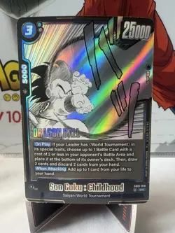 Son Goku : Childhood Dragon Ball Super Card Game Manga Booster SB01-018 SR - Image 1