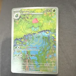Pokemon Ivysaur Sv: Scarlet & Violet 151 167/165 Illustration Rare HP 100 Holo … - Image 1