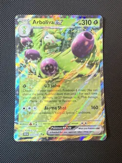 POKEMON TCG: ARBOLIVA EX 023/182 DESTINED RIVALS DOUBLE RARE CARD NM - Image 1