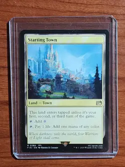 Starting Town Magic the Gathering Card Final Fantasy Rare 0289 - Image 1