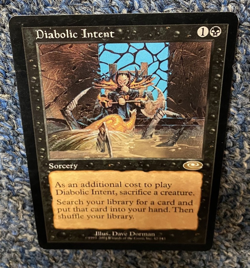2001 Magic the Gathering~Diabolic Intent~ Planeshift#42/143~Rare~Lightly Played - Image 3