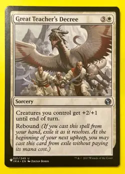 Great Teachers Decree (021/303) - The List - MH2 MTG - Regular Uncommon MINT - Image 2