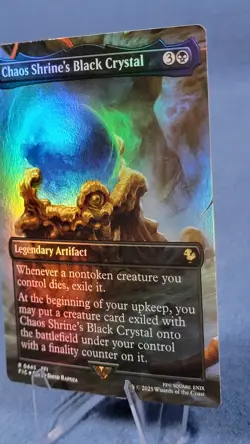 Chaos Shrine's Black Crystal (Borderless) NM FINAL FANTASY Foil MTG 🔮 - Image 4