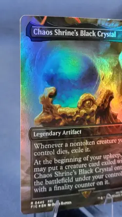 Chaos Shrine's Black Crystal (Borderless) NM FINAL FANTASY Foil MTG 🔮 - Image 5