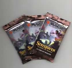 Strixhaven, School of Mages Set Booster Pack x 3 - MTG CCG - Magic the Gathering - Image 1