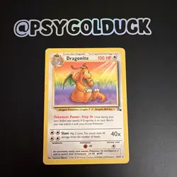 Pokemon TCG Dragonite 19/62 Fossil Rare Non-Holo Card A36 - Image 1
