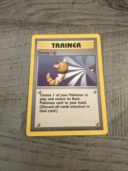 Scoop Up 078/102 Base Set Regular POKEMON TCG SHARP. RARE LP++ SEE PICS - Image 1