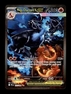MEGA CHARIZARD X EX 125/094 PHANTASMAL FLAMES POKEMON NM/M - Image 1