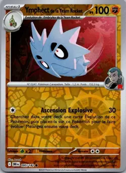 Carte Pokemon Ymphect de la Team Rocket 095/182 Reverse - 2025 - Image 1