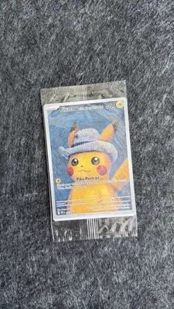 Pokemon TCG Pikachu With Grey Felt Hat SVP 085 Sealed Promo Card - Image 1