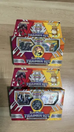 Pokemon TCG Sun & Moon Trainer Kit Lycanroc & Alolan Raichu SEALED Lot of 2 - Image 1