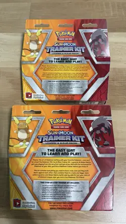 Pokemon TCG Sun & Moon Trainer Kit Lycanroc & Alolan Raichu SEALED Lot of 2 - Image 4