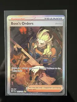 Pokemon Boss's Orders Sv02: Paldea Evolved 265/193 Illustration Rare Holo Ghets… - Image 1