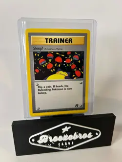 Sleep! Trainer Team Rocket 79/82 Rare Pokemon Card LP WOTC - Image 1