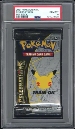 PSA 10 - GRADED PACK CELEBRATIONS 25TH ANNIVERSARY 2021 POKEMON ENGLISH - Image 1