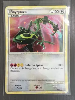 Rayquaza - 20/95 - Holo Rare LP, English Pokemon Call of Legends - Image 1