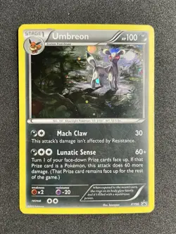 Umbreon - XY96 - Pokemon XY **MP** Black Star Promo Holo Rare 2016 Swirl - Image 1