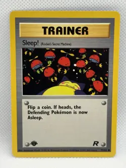 2000 Pokemon Team Rocket Sleep! 79/82 1st Edition Mint Never Played - Image 1
