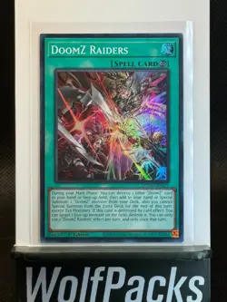 2025 Yu-Gi-Oh! - Spell Card DoomZ Raiders #DOOD-EN057 1st Edition Super Rare - Image 1