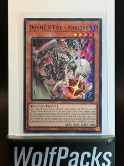 2025 Yu-Gi-Oh! - DoomZ V Five - Alamthe #DOOD-EN009 1st Edition Ultra Rare - Image 1
