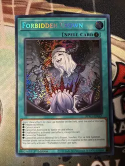 Yugioh Forbidden Crown BPRO-EN067 Secret Rare 1st Edition - Image 1
