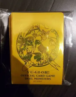 Yu-Gi-Oh Dark Magician Black Girl Gold Sleeve 55 sleeves official protector - Image 1