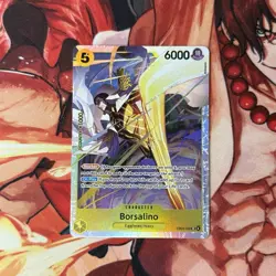Borsalino EB04-058 SR Adventure On Kamis Island ENGLISH One Piece CCG - Image 1