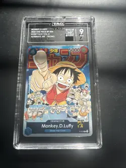 One Piece CCG TCG Monkey D Luffy P-033 Shonen Jump Promo 2023 Alternate Art FS - Image 1