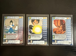 Vegeta the Determined Holo Foil Limited Score DBZ CCG 3 Personality Card Bundle - Image 1