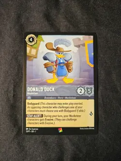 Disney Lorcana TCG Donald Duck Musketeer Spiel Essen Promo Card 13/P1 (#3) - Image 1