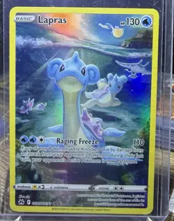 Pokemon TCG Lapras Crown Zenith Galarian Gallery Gg05/Gg70 Regular Ultra Rare - Image 1