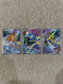 First Partner Illustration Collection - Gen 4 Sinnoh Set of 3 - Pokemon TCG - NM - Image 1
