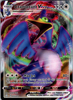 Cramorant VMAX 055/072 Shining Fates Full Art Ultra Rare Holo Pokemon TCG NM - Image 1
