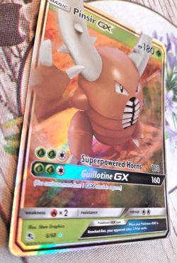 Pokemon - Pinsir GX Hidden fates destino sfiggente Full Art Holo 6/68 ENG - Image 3