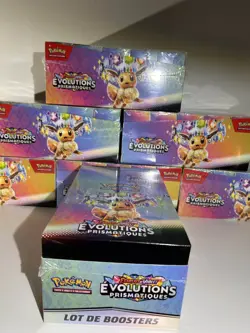 Display Bundle Evolution Prismatique EV8.5 Pokemon Neuf Scelle FR - Image 4