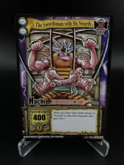One Piece Quest Begins CCG Hachi The Swordsman Six Swords Holo Foil CH037 LP - Image 1