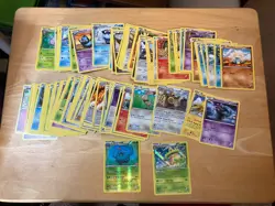 2015 Pokemon Card Lot of 95 Uncommon, Common, Reverse Holo, Holo - Image 1
