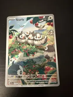 Pokemon TCG Starly Card 221/198 SV01 Scarlet & Violet Base Set NM - Image 1