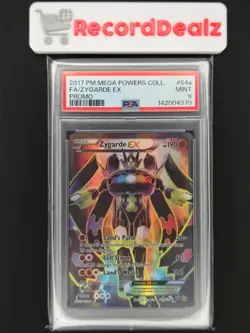 PSA 9 | Zygarde EX 54a/124 | 2017 Alternate Art Promos | Pokemon Card - Image 1