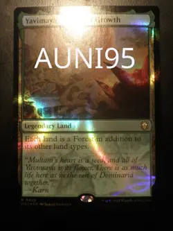 mtg magic Yavimaya, Cradle of Growth FOIL ripple ENGLISH berceau de croissance - Image 1