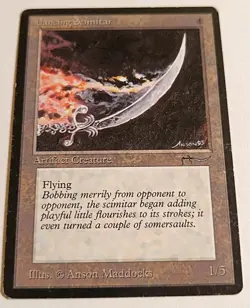 MTG | Arabian Nights | 1 x Dancing Scimitar | Magic The Gathering - Image 2