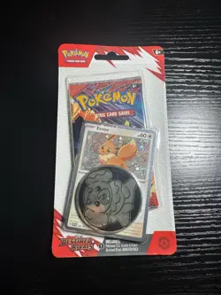 💫 Pokemon TCG: S&V Destined Rivals Checklane Blister Eevee Promo w/ SWIRL 💫 - Image 1