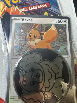 💫 Pokemon TCG: S&V Destined Rivals Checklane Blister Eevee Promo w/ SWIRL 💫 - Image 2