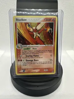 Pokemon TCG Blaziken 1/106 Emerald Holo Rare Stage 2 110HP LP - Image 1