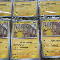 30 x Pikachu At The Museum, Pokemon X Natural History Museum Jumbo Promo Sealed - Image 2