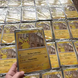 30 x Pikachu At The Museum, Pokemon X Natural History Museum Jumbo Promo Sealed - Image 3