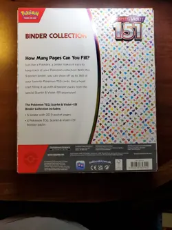 POKEMON SCARLET & VIOLET 151 BINDER COLLECTION (SEALED) - Image 2