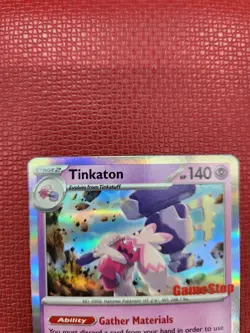 Pokemon Tinkaton 105/193 Paldea Evolved GameStop Stamped Holo NM - Image 2