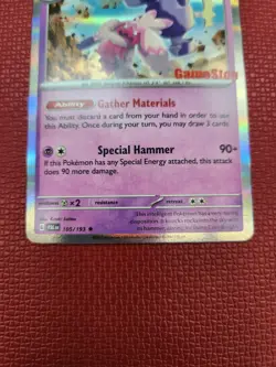 Pokemon Tinkaton 105/193 Paldea Evolved GameStop Stamped Holo NM - Image 3